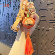 Móc khóa Capybara dây chỉ