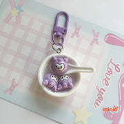 Móc khoá chén Sanrio