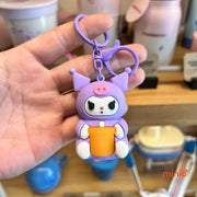 Móc khoá Kuromi trà sữa sáng đèn