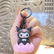 Móc khoá Kuromi đài sen xoay