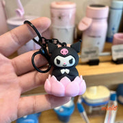 Móc khoá Kuromi đài sen xoay