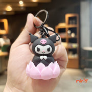 Móc khoá Kuromi đài sen xoay