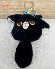 Móc khoá mèo đen, xám