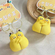 Móc khoá cặp đôi quả lê nam châm