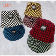 Nón vành cụp caro