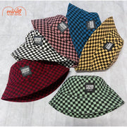 Nón vành cụp caro