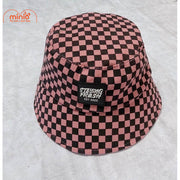 Nón vành cụp caro