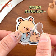 Set 5 pin cài áo/balo Capybara