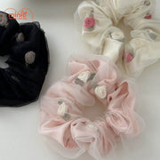 Scrunchies hoa 2 lớp