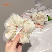 Scrunchies hoa 2 lớp