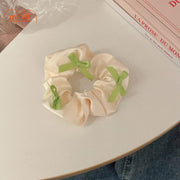 Scrunchies lụa nơ vải
