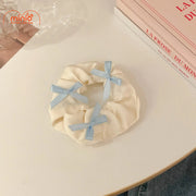 Scrunchies lụa nơ vải