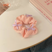 Scrunchies lụa nơ vải
