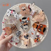 Sét 2 kẹp mái mica chó mèo