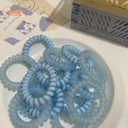 Set 3 scrunchies vải+lò xo UX