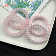 Set 3 scrunchies vải+lò xo UX