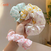 Set 3 scrunchies vải+lò xo UX
