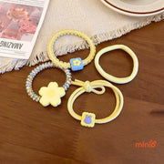 Set 4 dây cột tóc charm xinh