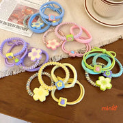 Set 4 dây cột tóc charm xinh