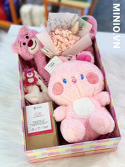 Set quà thỏ hồng