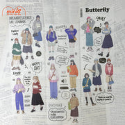 Set 6 tấm sticker Beautiful Life