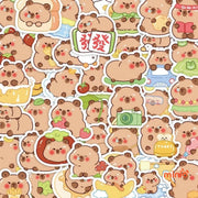 Set 50 sticker Capybara