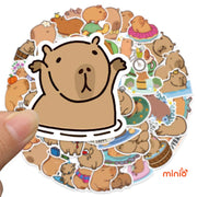 Set 50 sticker Capybara