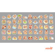 Set 50 sticker Capybara