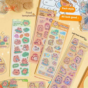 Sticker nhũ Capybara