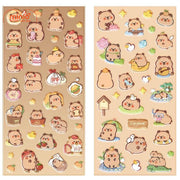 Sticker nổi 3D Capybara