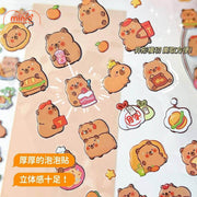 Sticker nổi 3D Capybara