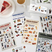 Set 2 tấm sticker daily