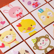 Thiệp 3D họa tiết động vật cute