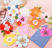 Thiệp chúc mừng hình bông hoa