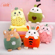 Thú bông mền mặt mèo