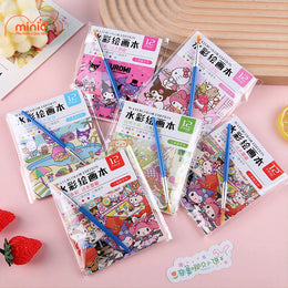 Tranh tô màu nước 12 tờ NB