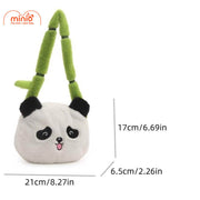 Túi đeo gấu trúc dây trúc