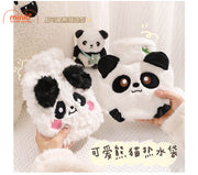 Túi chườm lông gấu trúc + mèo