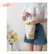 Túi canvas đựng bình nước/đồ cá nhân