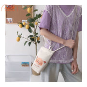 Túi canvas đựng bình nước/đồ cá nhân