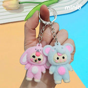 Túi mù móc khoá BB3 lông