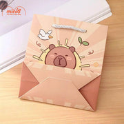 Túi quà dọc Capybara 14x15.5x7cm
