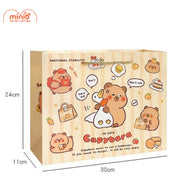 Túi quà ngang Capybara 30x24x11cm