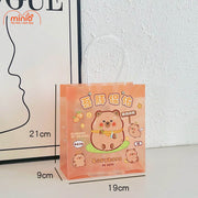 Túi quà nhựa Capybara 21x19x9cm