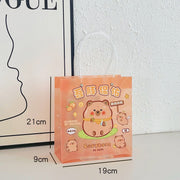 Túi quà nhựa Capybara 21x19x9cm