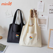 Túi tote liền thân ngăn phụ