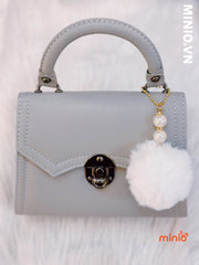 Túi xách khoá xoay nắp lượn