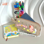 Ví bút vải Capybara 2 ngăn