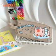 Ví bút vải Capybara 2 ngăn