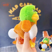 Móc khóa vịt mông thổi bóng